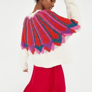 Zara Jaquard Sweater